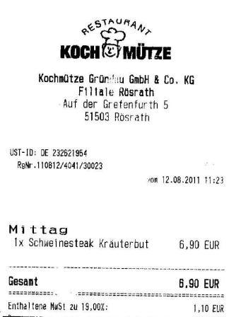 mtbv Hffner Kochmtze Restaurant